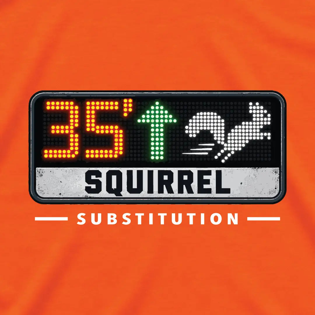 Soccer Squirrel T-Shirt | Substitution