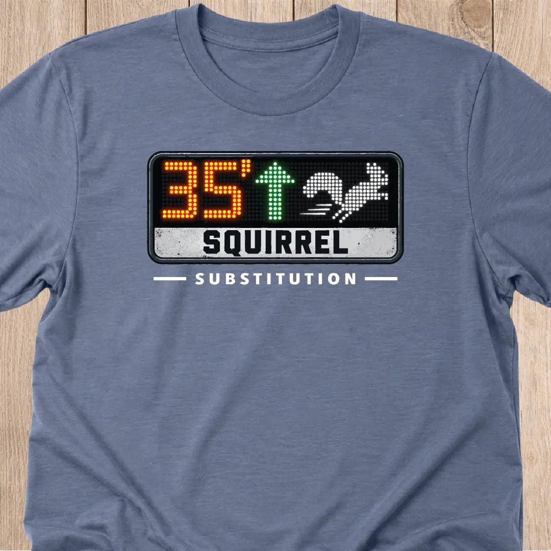 Soccer Squirrel T-Shirt | Substitution